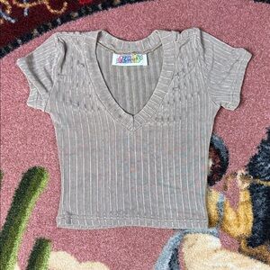 VINTAGE T-SHIRT CROP TOP
